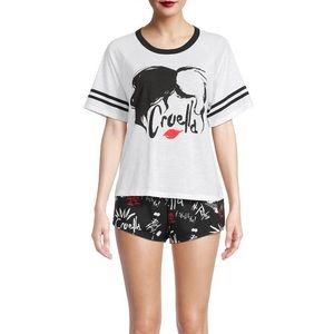 Disney Cruella 3pz Pajama Set